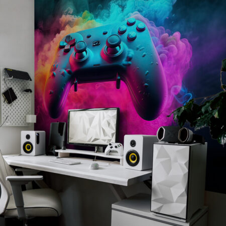 Αυτοκόλλητη Ταπετσαρία τοίχου GAMEPAD 2 - Εφηβικές Ταπετσαρίες