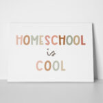 Πινακας σε καμβά HOME SCHOOL