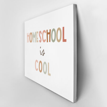 Πινακας σε καμβά HOME SCHOOL - Παιδικοι και set Sticky 3