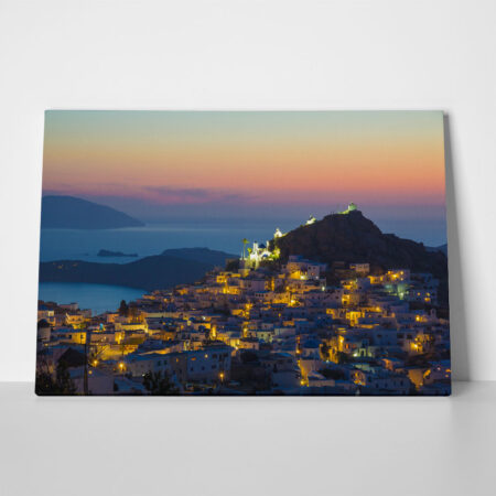 Πινακας σε καμβά IOS - Νησια