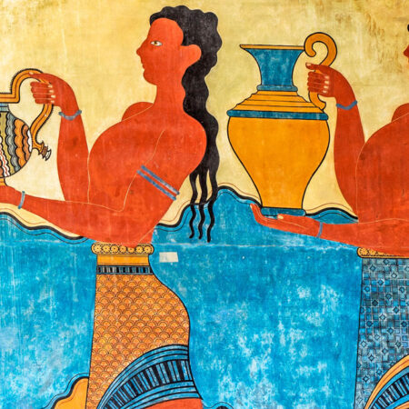 Πινακας σε καμβά KNOSSOS PALACE CRETE - Αξιοθεατα και Ιστορια Sticky 4