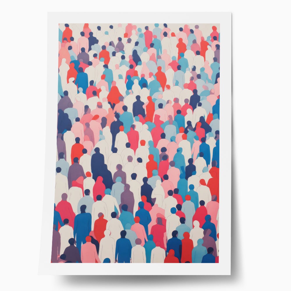 Πόστερ MEN CROWD