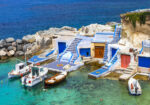Πινακας σε καμβά MILOS FISHING BOATS