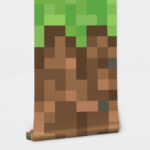 Αυτοκόλλητη Ταπετσαρία τοίχου MINECRAFTLAND 2