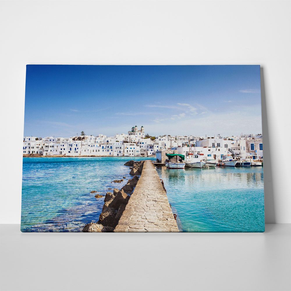 Πινακας σε καμβά NAOUSA PAROS 7