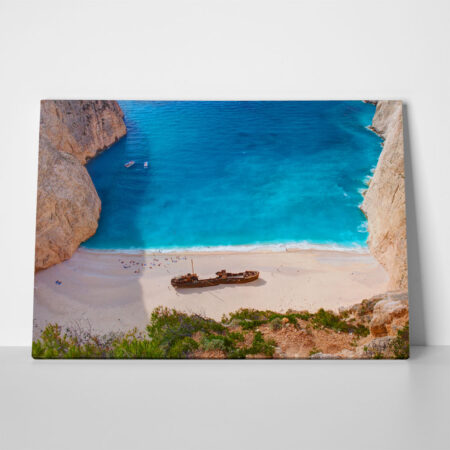 Πινακας σε καμβά NAVAGIO ZAKYNTHOS 4 - Παραλιες