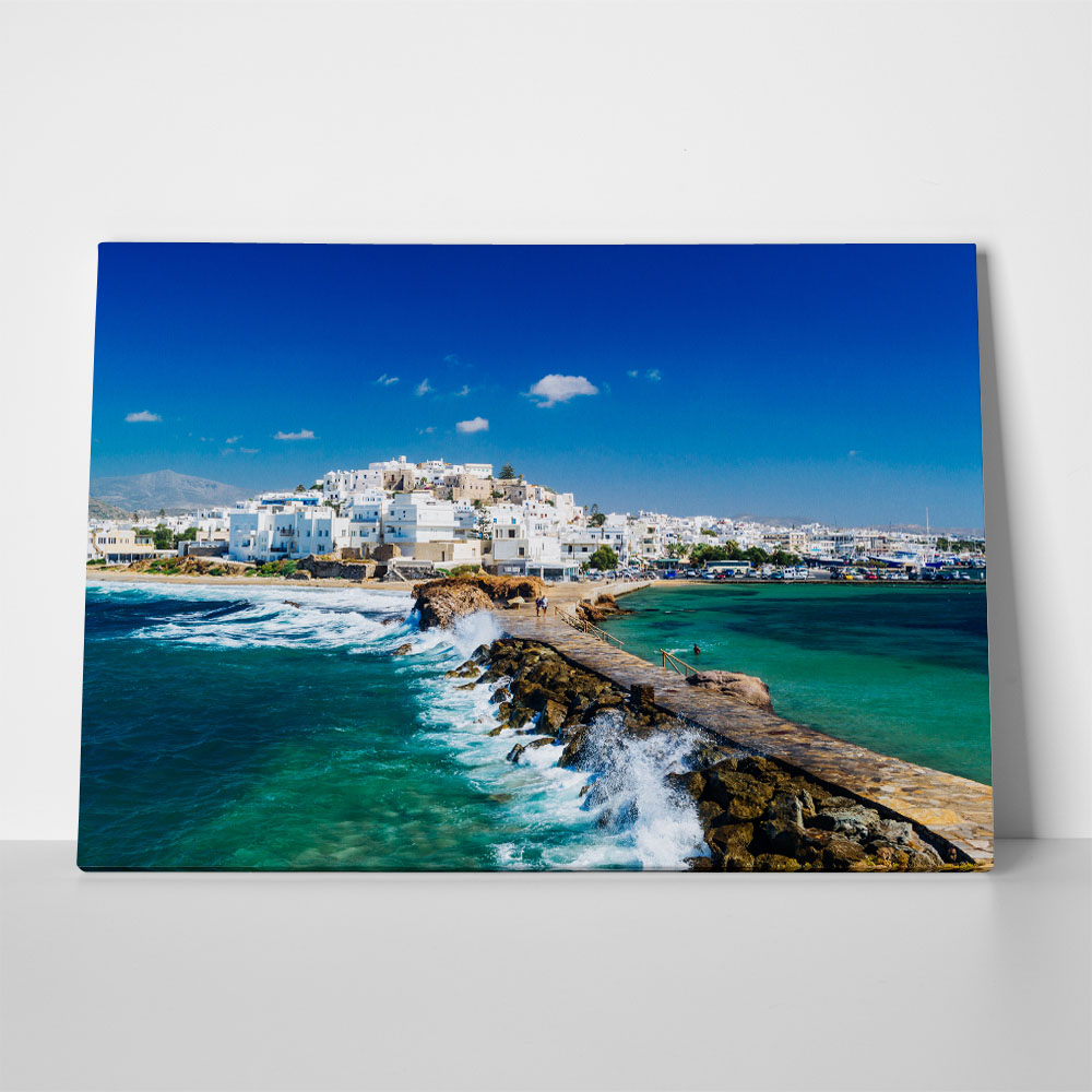 Πινακας σε καμβά NAXOS WAVES 2