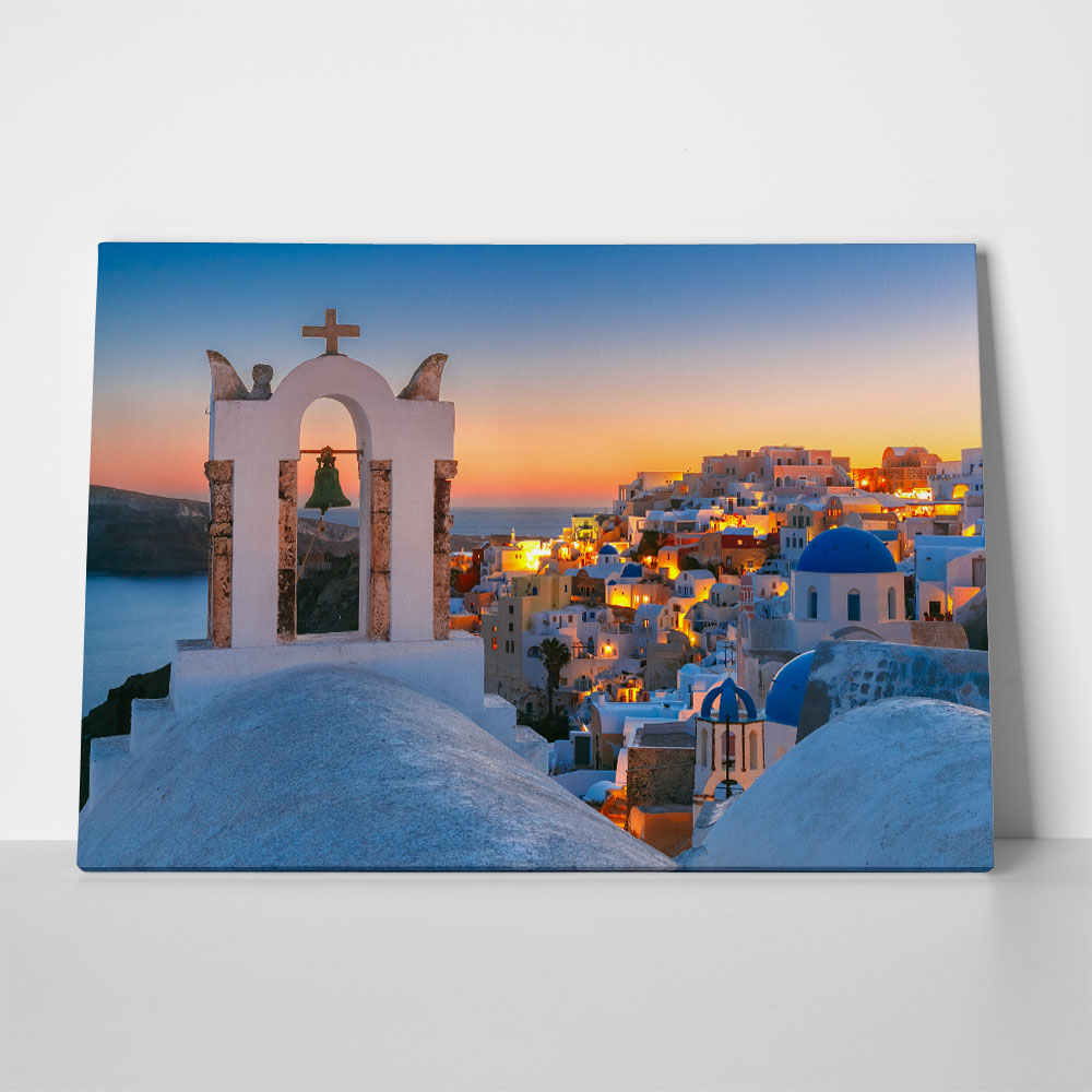 Πινακας σε καμβά OIA SANTORINI 6