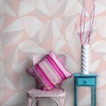 Αυτοκόλλητη Ταπετσαρία τοίχου PASTEL TRIANGLES PATTERN