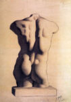 Πινακας σε καμβά PICASSO - PLASTER MALE TORSO