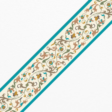 Μπορντούρα τοίχου RETRO 5 - Floral Μπορντουρες Sticky 1