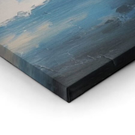 Πινακας σε καμβά SEASCAPE OF SANTORINI OIL PAINTING - Νησια Sticky 2