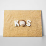 Πινακας σε καμβά SUNSHINE KOS LETTERS