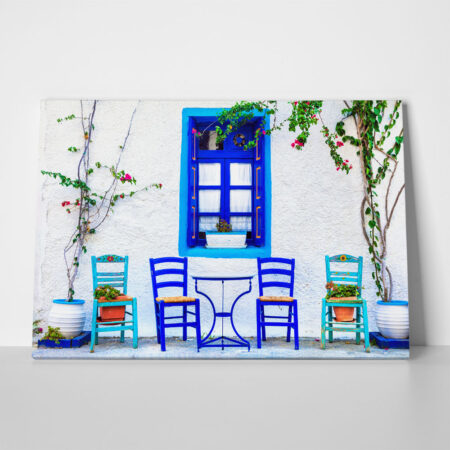 Πινακας σε καμβά TAVERN IN KOS 4 - Νησια