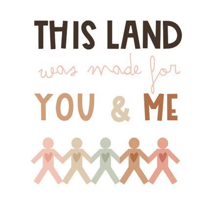 Πινακας σε καμβά THIS LAND - Παιδικοι και set Sticky 5