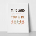 Πινακας σε καμβά THIS LAND