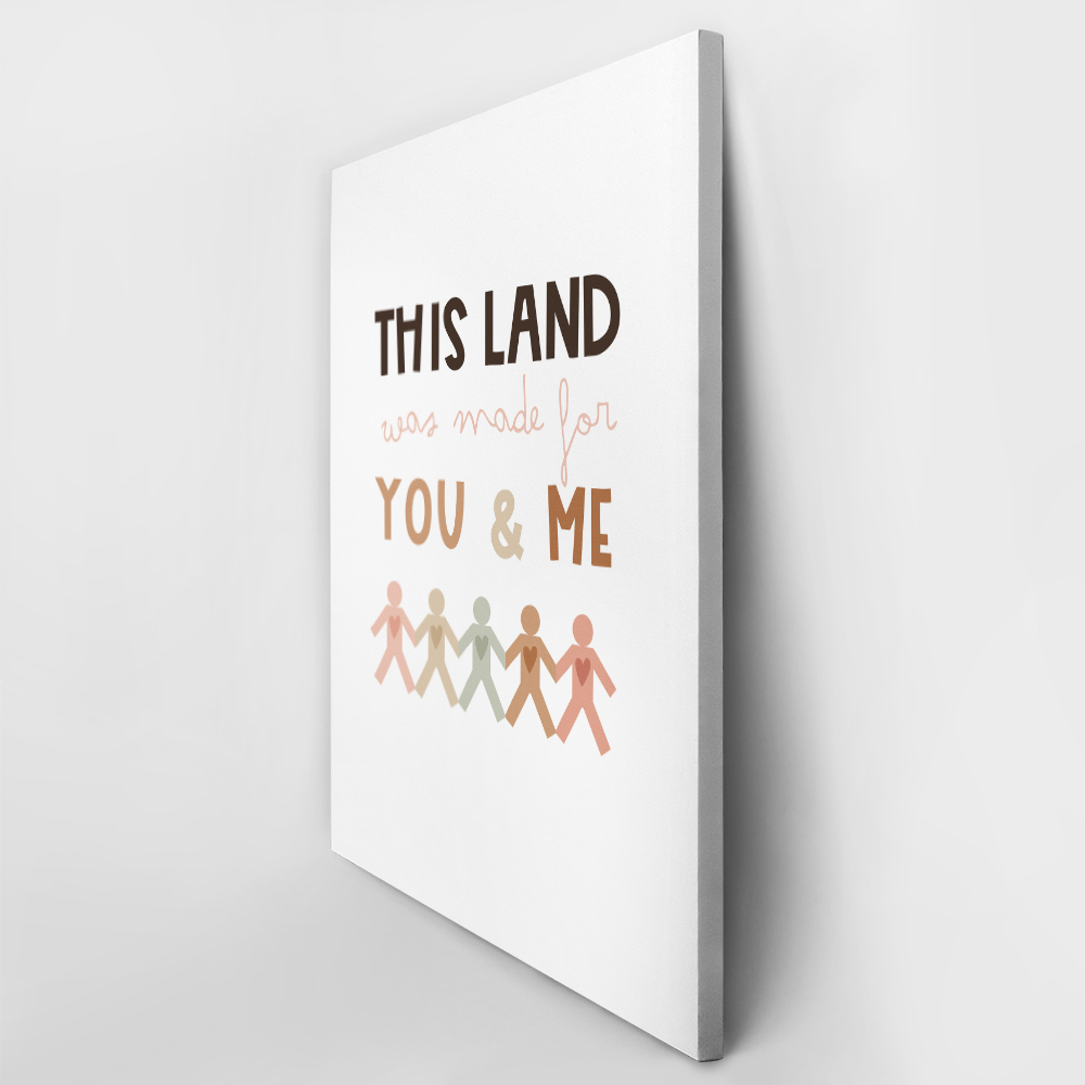 Πινακας σε καμβά THIS LAND