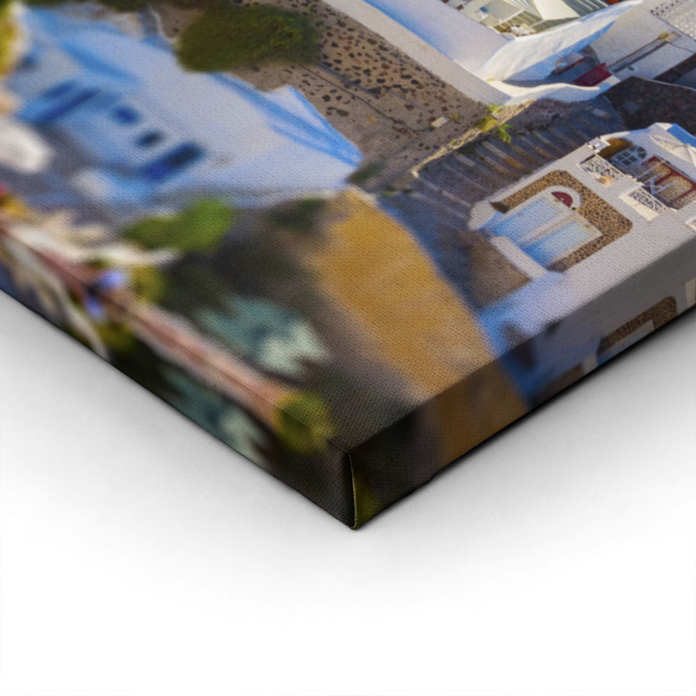 Πινακας σε καμβά TILT SHIFT SANTORINI ISLAND