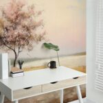 Αυτοκόλλητη Ταπετσαρία τοίχου WATERCOLOR BLOSSOM TREE