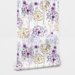 Αυτοκόλλητη Ταπετσαρία τοίχου WATERCOLOR FLORAL PATTERN