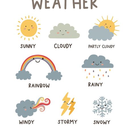 Πόστερ WEATHER - Παιδικά Sticky 2