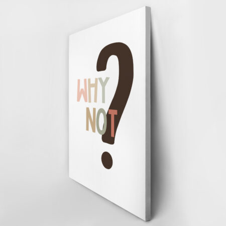 Πινακας σε καμβά WHY NOT - Παιδικοι και set Sticky 3