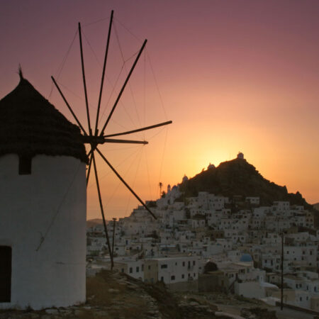 Πινακας σε καμβά WINDMILLS IN IOS 2 - Πινακες σε καμβα Sticky 4