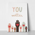 Πινακας σε καμβά YOU MATTER