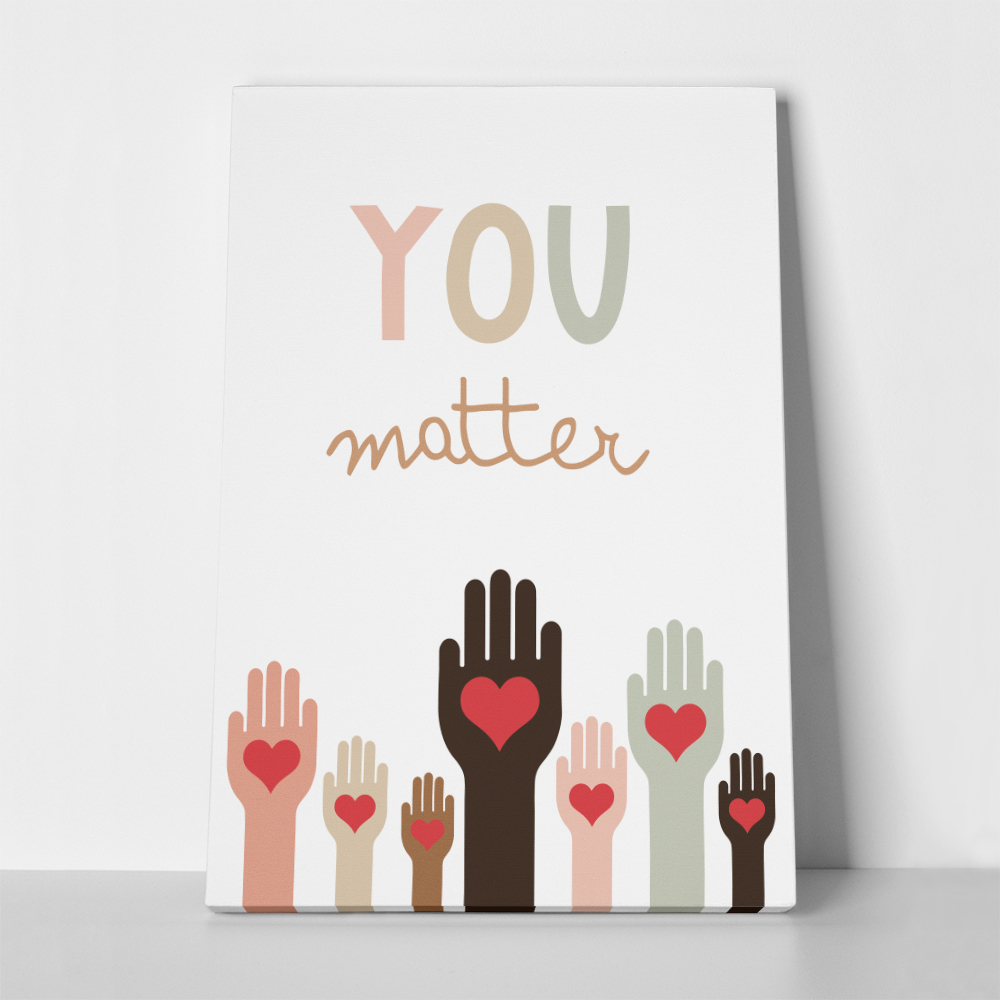 Πινακας σε καμβά YOU MATTER