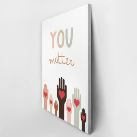 Πινακας σε καμβά YOU MATTER - Παιδικοι και set Sticky 3
