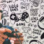 Αυτοκόλλητη Ταπετσαρία τοίχου JUST PLAY