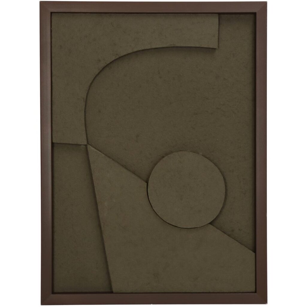 Διακοσμητικό Τοίχου ArteLibre Πράσινο Χαρτί 30x3x40cm