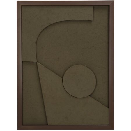 Διακοσμητικό Τοίχου ArteLibre Πράσινο Χαρτί 30x3x40cm - Διακοσμητικά Τοίχου