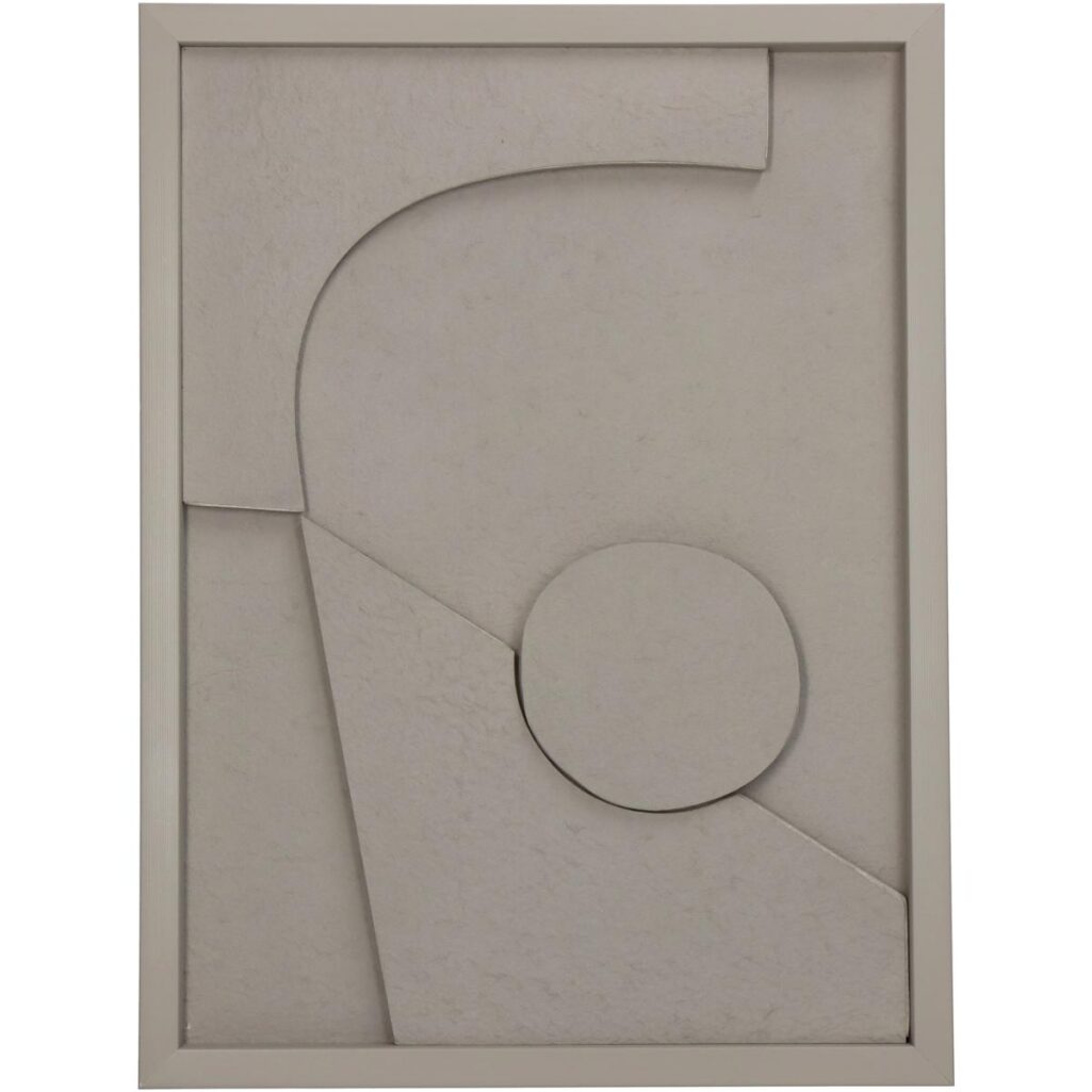 Διακοσμητικό Τοίχου ArteLibre Μπεζ Χαρτί 30x3x40cm