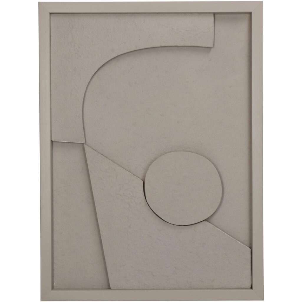 Διακοσμητικό Τοίχου ArteLibre Μπεζ Χαρτί 30x3x40cm