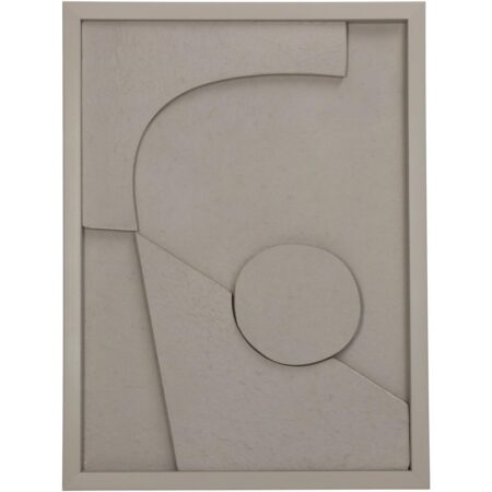 Διακοσμητικό Τοίχου ArteLibre Μπεζ Χαρτί 30x3x40cm - Διακοσμητικά Τοίχου