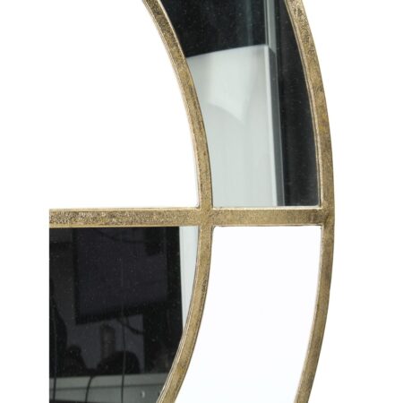 Καθρέπτης ArteLibre Χρυσό Μέταλλο 77.5x2x77.5cm - Καθρέπτες Sticky 2