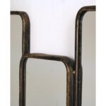 Καθρέπτης ArteLibre Καφέ Μέταλλο 100x4.5x60cm