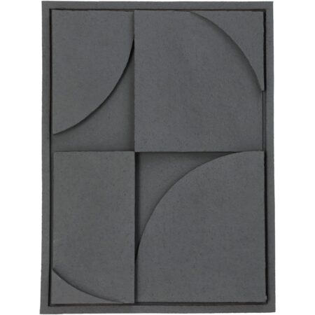 Διακοσμητικό Τοίχου ArteLibre Γκρι Polyresin 29.5x3.5x39.5cm - Διακοσμητικά Τοίχου
