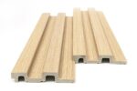 Διακοσμητικό panel τοίχου με 3D πηχακια 04 RESIDENCE πλατος 12.2cm x υψος 2.90m WHITE OAK