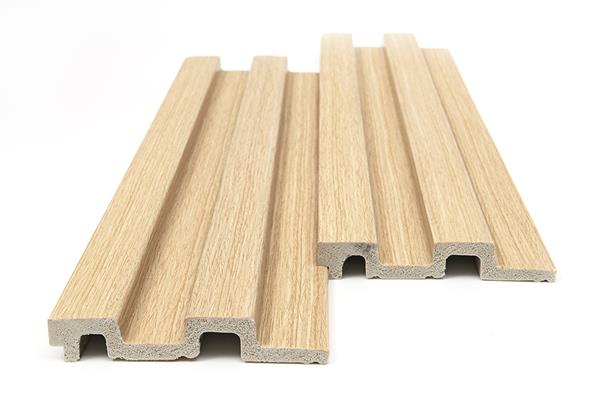 Διακοσμητικό panel τοίχου με 3D πηχακια 04 RESIDENCE πλατος 12.2cm x υψος 2.90m WHITE OAK