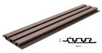 Διακοσμητικό MDF panel τοίχου με 3D πηχακια D.BROWN 8530 πλατος 17,65cm x υψος 290cm