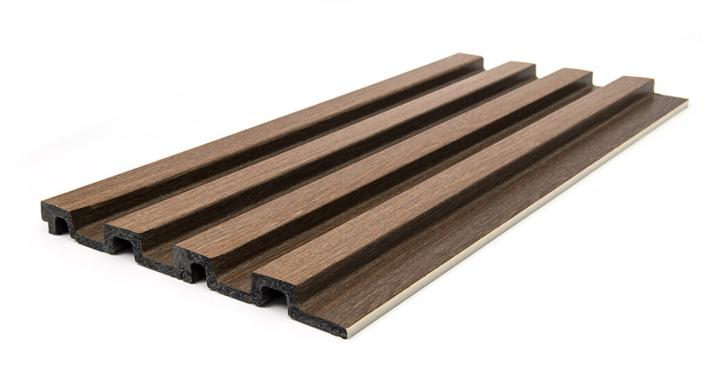 Διακοσμητικό panel τοίχου με 3D πηχακια 14 RESIDENCE πλατος 12.2cm x υψος 2.90m GOLDEN/BROWN OAK