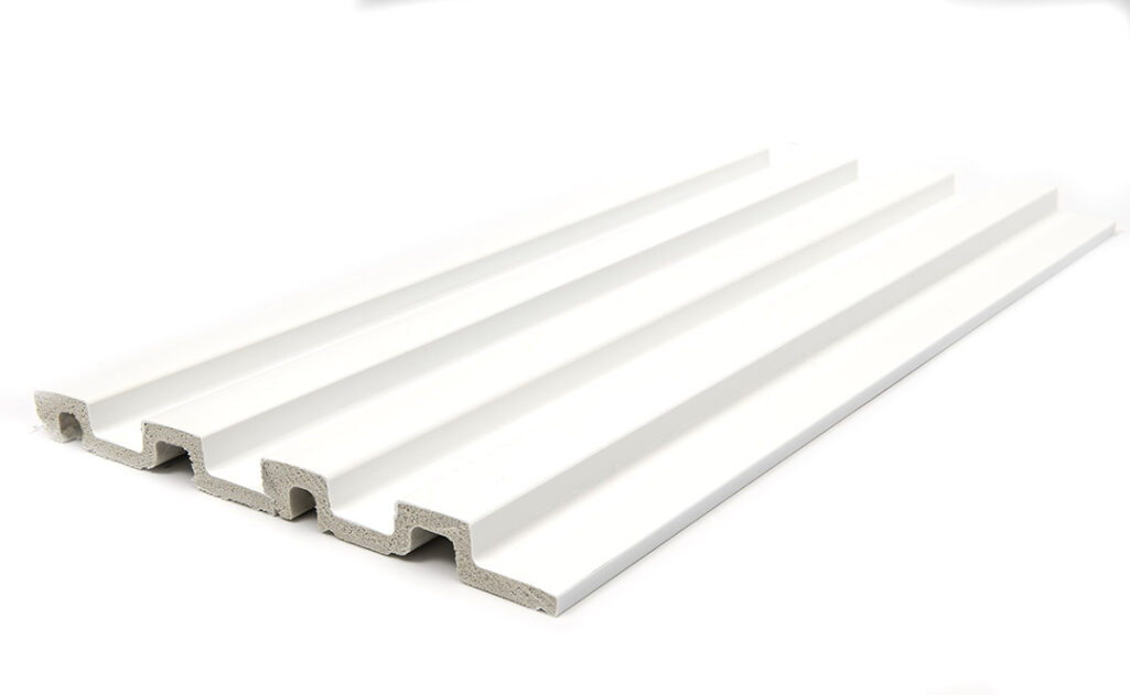 Διακοσμητικό panel τοίχου με 3D πηχακια 01 RESIDENCE πλατος 12.2cm x υψος 2.90m WHITE