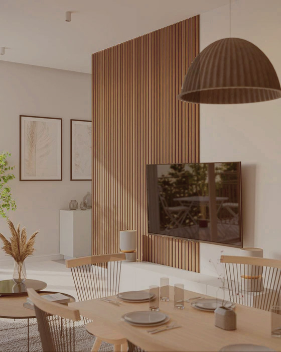 Διακοσμητικό panel τοίχου με 3D πηχακια 07 RESIDENCE πλατος 12.2cm x υψος 2.90m CLASSIC OAK