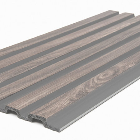 Διακοσμητικό panel τοίχου με 3D πηχακια 00 PIANO πλατος 12.2cm x υψος 2.90m WALNUT/DARK GREY - Πανελ τοίχου με 3D πηχάκια Sticky 4