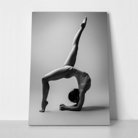 Πινακας σε καμβά BLACK AND WHITE STRETCHING - Αθληματα και Χομπυ Sticky 1