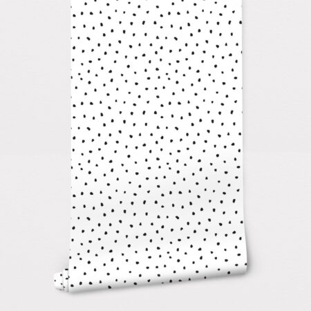 Αυτοκόλλητη Ταπετσαρία τοίχου BLACK DOTS - Εφηβικές Ταπετσαρίες Sticky 2