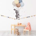 Αυτοκόλλητο Τοίχου BUNNY TIGHT ROPE