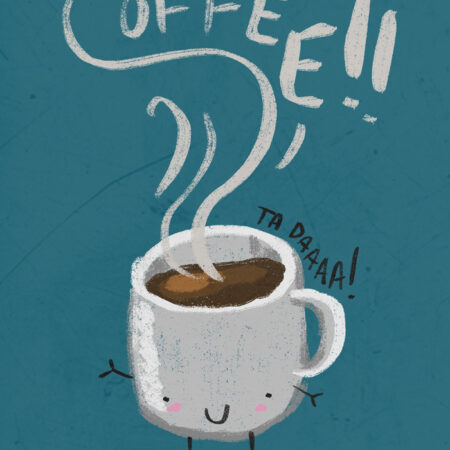 Πινακας σε καμβά COFFEE AND THEN THE WORLD - Food and Drink Sticky 5